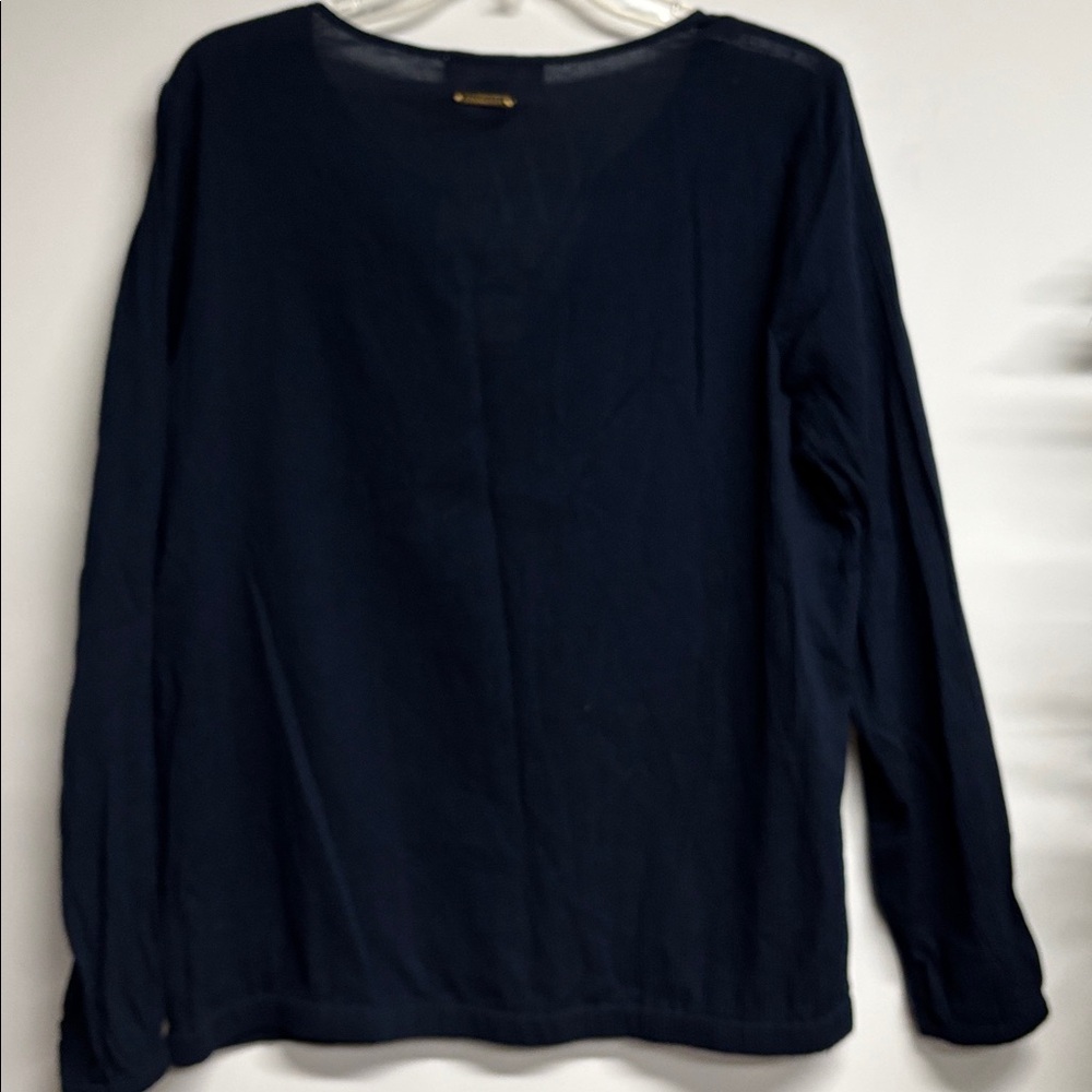 Michael Kors Navy Blue Long Sleeve Shirt - Picture 4 of 5